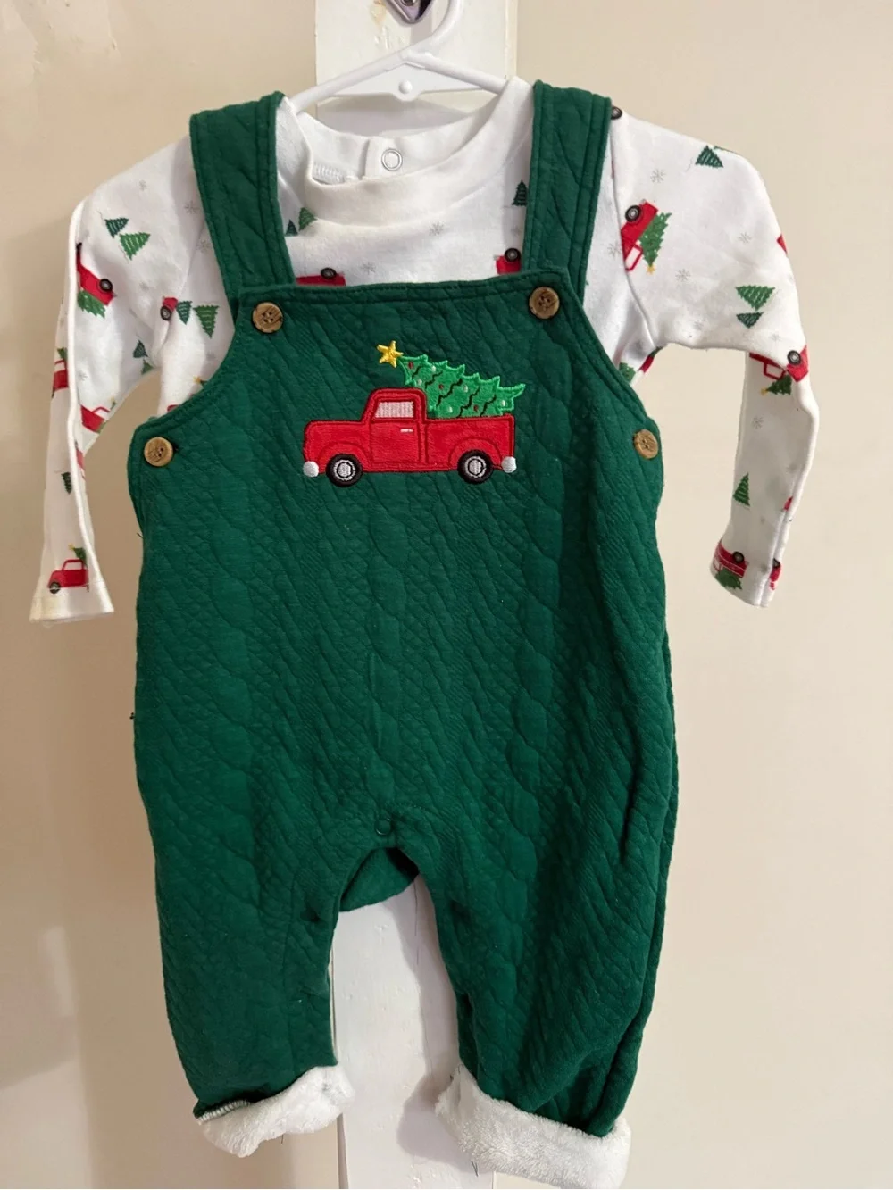 Baby Starters green quilted